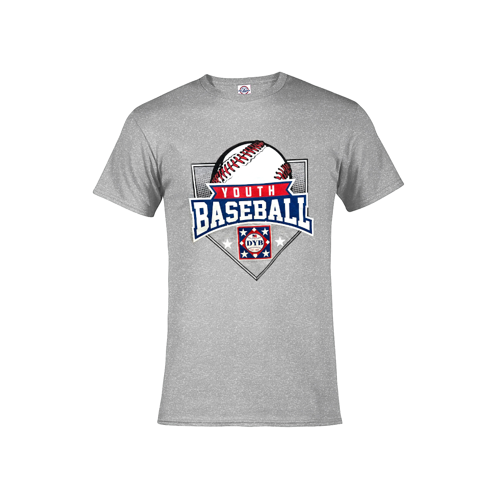 26Y - DYB Home Plate T-Shirt (Select Adult Sizes) – DYB Supply Center